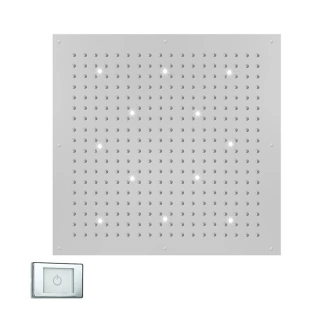 BOSSINI DREAM-XL CUBE Верхний душ 1000 x 1000 mm, с 12 LED (белый), блок питания/управления, цвет: хром (WI0383.030)