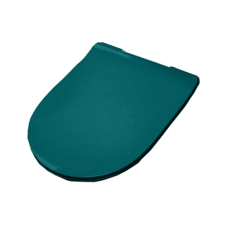 Artceram FILE 2.0 Крышка с сиденьем Slim для унитаза, механизм soft-close, цвет verde foresta/хром (FLA014 43)