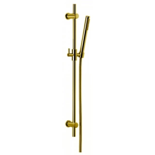 BONGIO Штанга для душа, с ручным душем и шлангом 1500 мм, цвет матированное золото (870OP00)