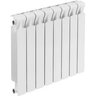 Биметаллический радиатор RIFAR Monolit Ventil 500 8 секций НП правое