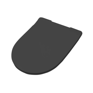 Artceram FILE 2.0 Сиденье для унитаза, супер тонкое, быстросьемное с микролифтом, цвет черный матовый (FLA014 17)