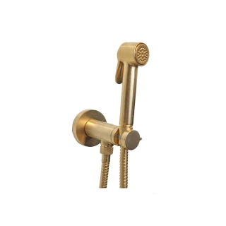 Bossini Ггиенический душ с прогрессивным смесителем, цвет: сатинированное золото (E37005B.043)