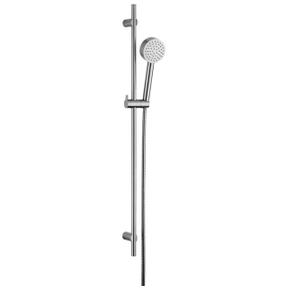 CISAL Xion Душевой гарнитур:ручная лейка,шланг 150 см,штанга 90 см, цвет нержавеющая сталь (DS010630D1)