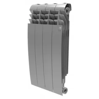 Радиатор биметаллический Royal Thermo BiLiner 500 Silver Satin 4 секции-серебристый