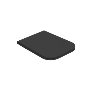 GLOBO Stone Сиденье для унитазов 52см STS05/ST002, цвет черный матовый (микролифт) (ST022.AR/cr)