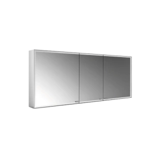 EMCO Prestige2 Зеркальный шкаф 1587 мм, настенный, LED-подсветка, 3 двери, 4 полки, розетка, без EMCO light system (9897 070 10)