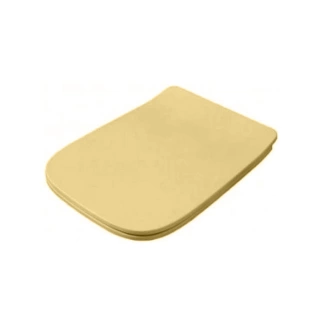 ARTCERAM A16 Сиденье для унитаза с микролифтом, фурнитура хром, цвет Zync Yellow (ASA001 12 71)
