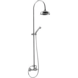 CISAL Arcana Royal Настенная душевая система:смеситель для душа,верхний душ,ручной душ с держателем и шлангом, цвет хром (AY00405021)