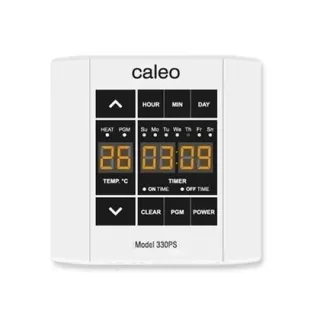 Терморегулятор Caleo 330PS встраиваемый сенсорный с программированием 3 кВт