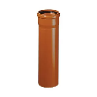 Труба для наружной канализации НПВХ Sinikon D 160x4-0 SN4 длина 3000 мм коричневая