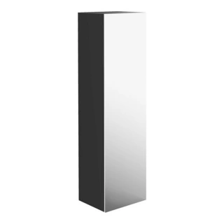 EMCO EVO Высокий шкаф 1500 мм, дверь с двойным зеркалом, цвет черный/зеркало (9579 509 01)