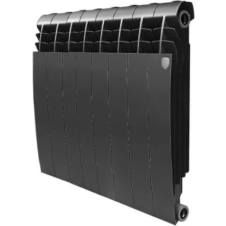 Радиатор биметаллический Royal Thermo BiLiner Noir Sable 500 8 секций-черный