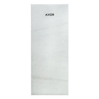 AX MyEdition Панель для смесителя на излив 200мм, мрамор белый (47909000)