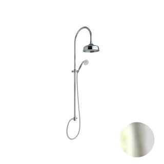 Nicolazzi Doccia Душевая стойка с верхним душем 30см, с переключателем и ручным душем, цвет: никель блестящий (5712WSNL30)