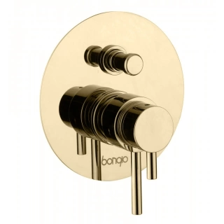 Bongio T Mix Встраиваемый термостатический смеситель для душа, цвет золото (32549ORPR)