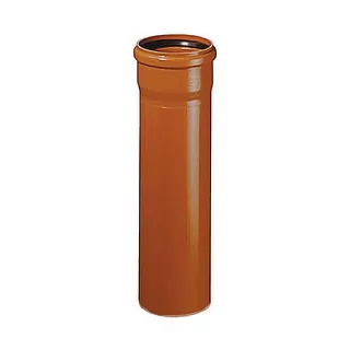 Труба для наружной канализации НПВХ Sinikon D 110x3-2 SN4 длина 1000 мм коричневая
