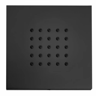 Bossini Cubic Flat Г/м настенная форсунка 10x10 см, цвет: черный матовый (I00176.073)