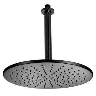 CISAL Shower Верхний душ D300 мм с потолочным держателем L180 мм, цвет черный (DS01370040)