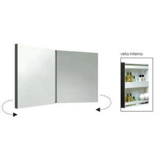 AZZURRA Зеркальный шкаф двойной 116x60h см (MB 60D)