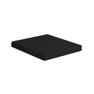 SIMAS Frozen Сиденье для унитаза с микролифтом, цвет черный/хром (FZ004 nero/cr)