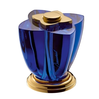 THG PETALE DE CRISTAL BLEU Вентиль смесителя для раковины, стекло синее, цвет полированное золото (U6B-F01-35)