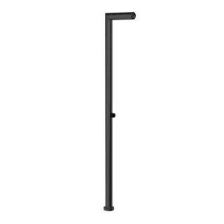 GESSI OUTDOOR Душевая стойка для установки на улице, напольная, на 1 выход, без ручки и верхнего душа, внешняя часть, цвет Black XL (63201#299)
