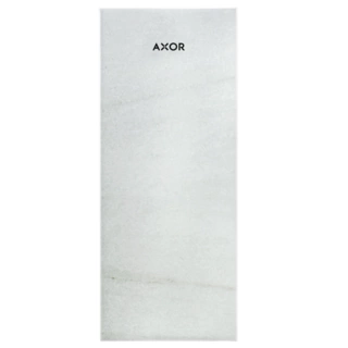 AX MyEdition Панель для смесителя на излив 150, мрамор белый (47911000)