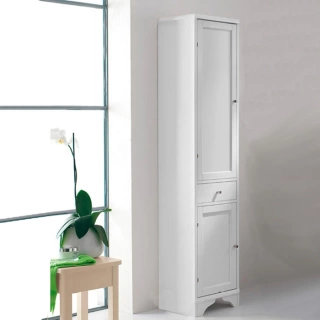 EBAN Maria Колонна левая(SX) без ручек 40х35хh174см, с деревянной дверкой, цвет bianco decape (FKMMR---SBx3 new)