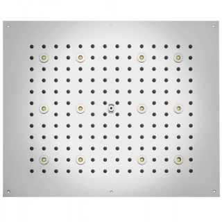BOSSINI DREAM-RECTANGULAR Верхний душ 570x470 mm, с 12 LED RGB, блок питания/управления, Cromoterapia, цвет: белый матовый (H37455.045)