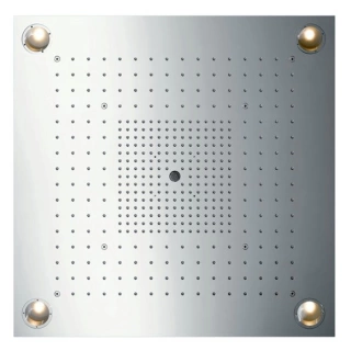 AX ShowerHeaven Верхний душ 720 x 720 мм, потолочный монтаж, c подсветкой, цвет: нерж.сталь (10627800)
