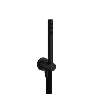 GESSI 316 Душевой комплект, + вывод, держатель, шланг 1,50 м и душевая лейка, цвет: Black XL (54023#299)