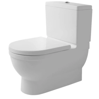 Duravit Starck 3 Напольный унитаз в комплекте Big Toilet 420х740 мм, с отдельным бачком (не вкл.бачок), слив универсальный, с креплениями, цвет белый (2104090000)