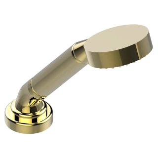 THG BAGATELLE PIERRE NOIRE Ручной душ для установки на борт ванны, в комплекте со шлангом 2000 мм, цвет полированное золото (U3E-F01-60A)