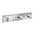Термостат для душа Hansgrohe RainSelect на 2 источника с держателем, хром (15355000) - миниатюра фото 1