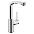 Смеситель для умывальника Hansgrohe Metris S 31159000 с выдвижной лейкой и двумя режимами струи - миниатюра фото 1