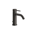 Смеситель GESSI для раковины на 1 отверстие, графитовый черный, с донным клапаном (54401#707) - миниатюра фото 1