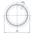 Труба PP-RCT стекловолокно WAVIN Ekoplastik Fiber Basalt Plus 75x8-4 - миниатюра фото 3