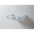 Раковина AZZURRA JUBILAEUM 50x35 см со спинкой, белая, отверстие под смеситель слева - миниатюра фото 2