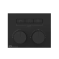 Термостат для душа Gessi Hi-Fi Black Metal PVD с подключением до 3 источников (63006#706) - миниатюра фото 1