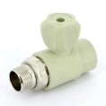 Кран шаровой радиаторный 25x3/4 НР, прямой PPR FV-Plast - миниатюра фото 1