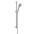 Душевой набор HG Crometta 85 Mono: штанга, ручной душ, мыльница (хром) (27728000) - миниатюра фото 1
