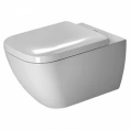 Унитаз подвесной Duravit Happy D.2 с вертикальным смывом и системой крепления Durafix, белый (2221090000) - миниатюра фото 1