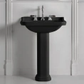Пьедестал для раковины Kerasan Waldorf 60/80 см, черный (417004 Nero lucido) - миниатюра фото 1