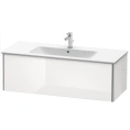 База под раковину Duravit XSquare 1210 мм с выдвижным ящиком, белая глянцевая (XS407402222) - миниатюра фото 1