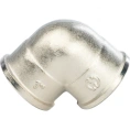 Угольник Stout внутренняя/внутренняя резьба латунный ВВ 1 никелированный - миниатюра фото 8