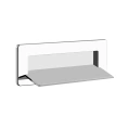 Настенный прямоугольный каскадный излив для душа Gessi iSpa в цвете Mirror Steel (39895#238) - миниатюра фото 1