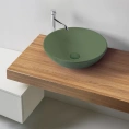 Накладная раковина Kerasan Ciotola С3 46x15 см без отверстий, Verde Muschio (430311 Verde muschio *0) - миниатюра фото 1