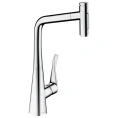 Смеситель для кухни Hansgrohe Metris Select M71 с выдвижным душем, хром (73820000) - миниатюра фото 1