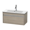 Тумба под раковину Duravit Ketho 80 см с выдвижным ящиком, цвет сосна серебристая (KT642303131) - миниатюра фото 1