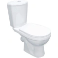 Унитаз-компакт Rosa Комфорт Люкс с микролифтом, белый - миниатюра фото 1